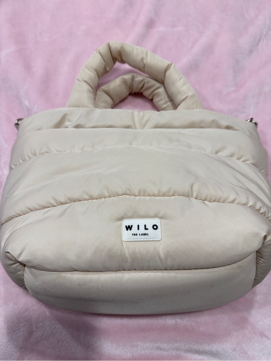 Wilo The Label Handbags - Cream Puffer Tote Bag